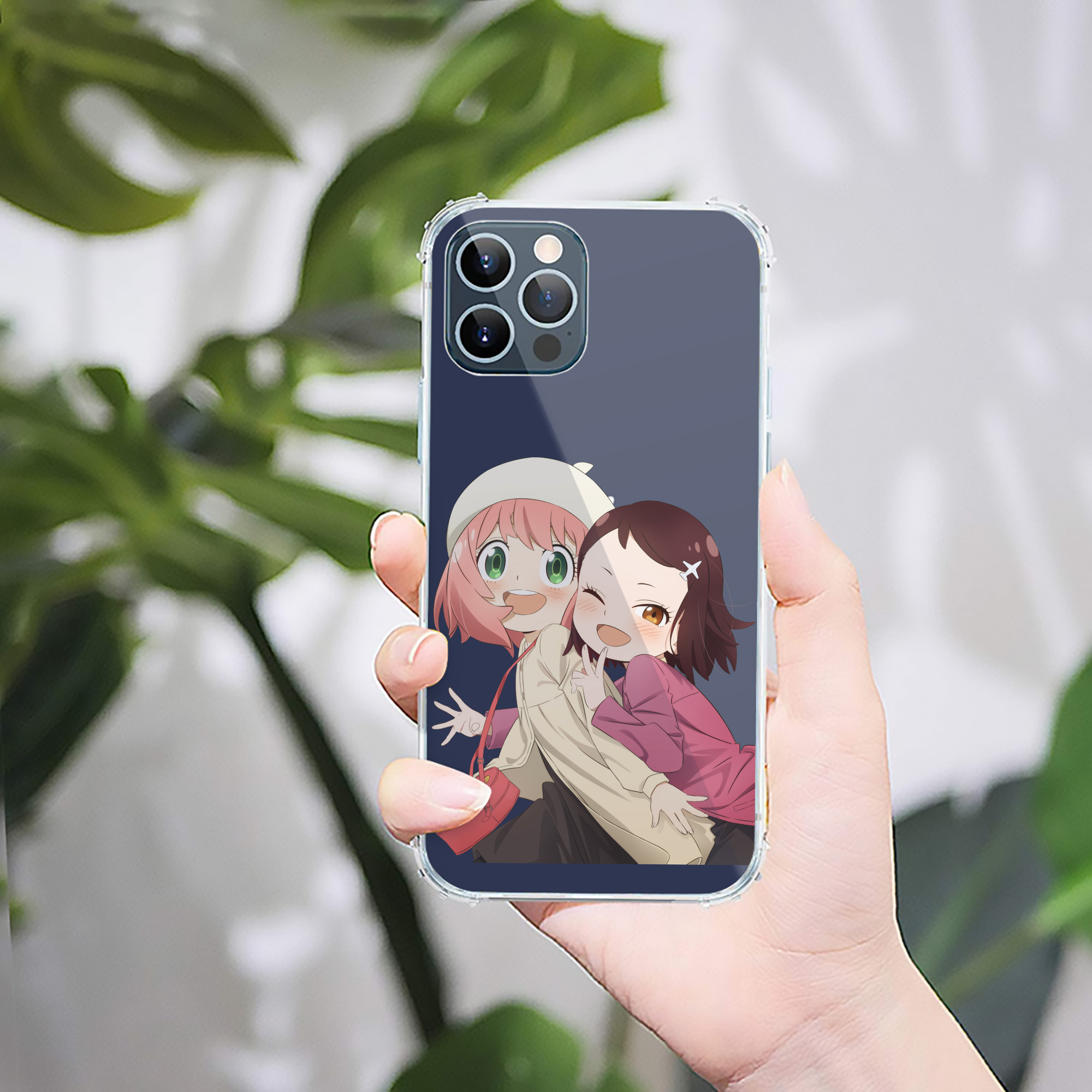 （画像用） SPY×FAMILY间谍家家酒 【iPhone 12シリーズ対応】透明スマホケース（クリアソフトケース）